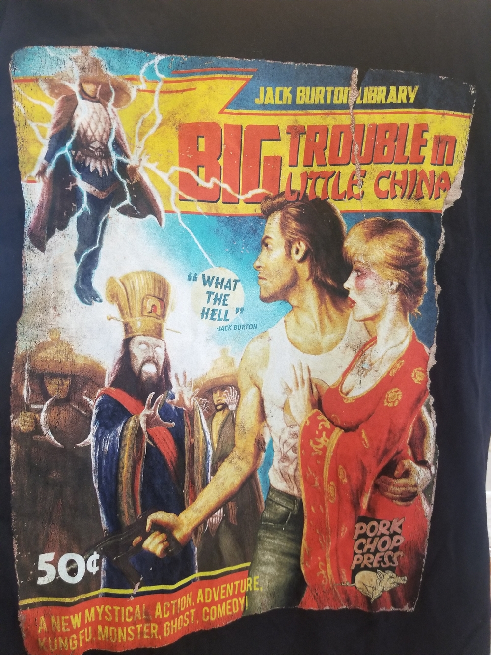 New FRIGHT RAGS Big Trouble In Little China MEDIUM T-Shirt, Limited Edition